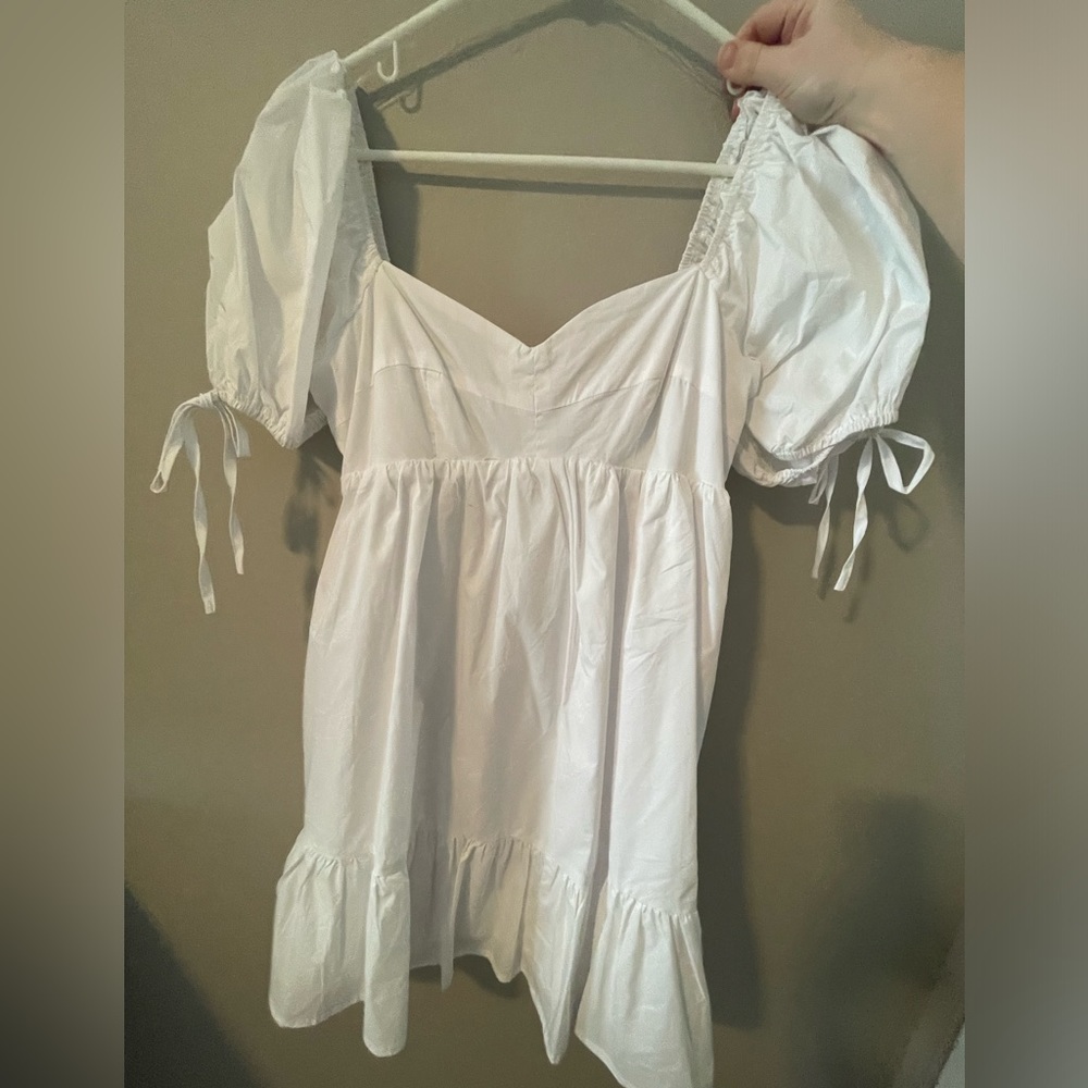 Altar’d State white mini dress